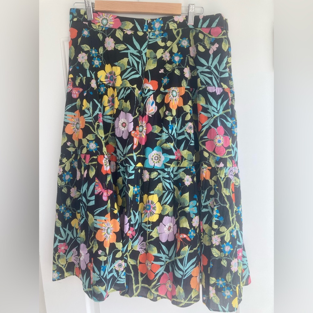 J Crew Boho floral skirt